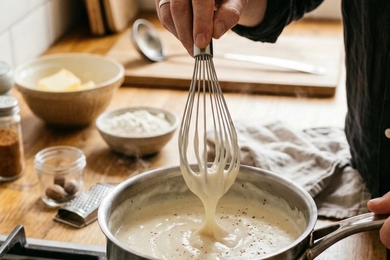 Healthy Bechamel sauce