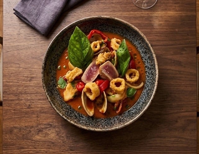 Healthy cioppino calamari recipe 