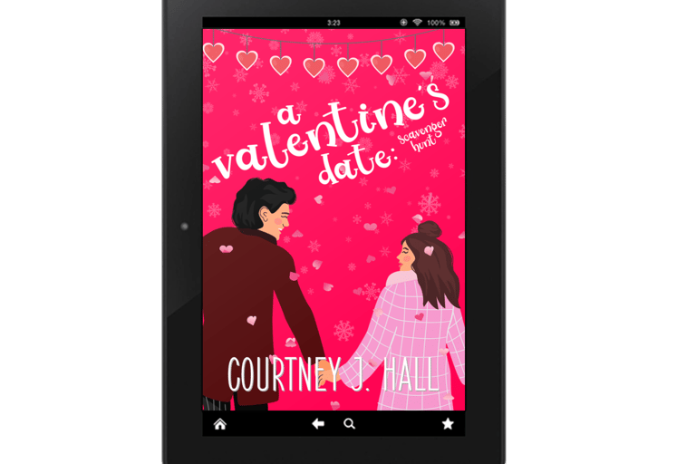 3D rendering of A Valentine's Date: Scavenger Hunt in eBook format