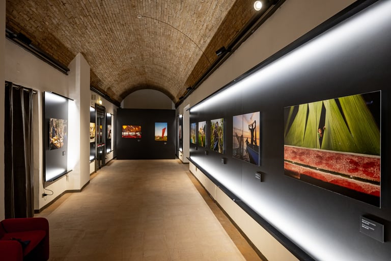 Percorso espositivo della mostra Steve McCurry – Umbria con fotografie dedicate al territorio