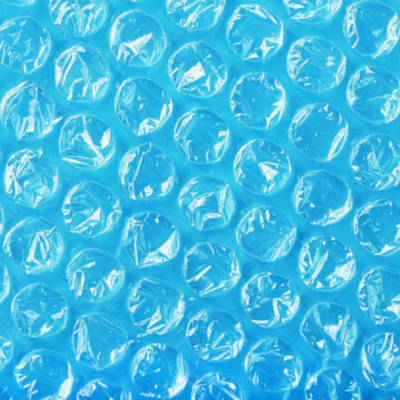 Zila gaisa burbuļplēve pārtikas un farmācijas iepakošanai