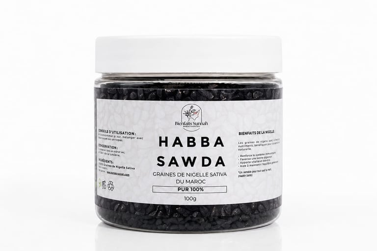 graines de nigelle noire nigella sativa thymoquinone nigellone Maroc