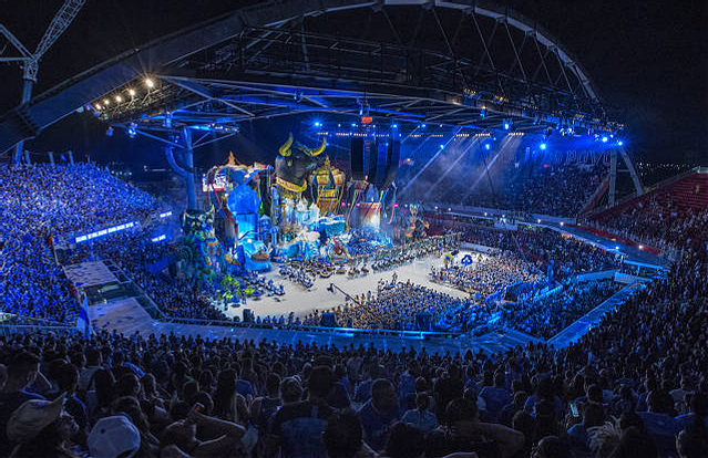 Boi Caprichoso at Arena Parintins Brazil