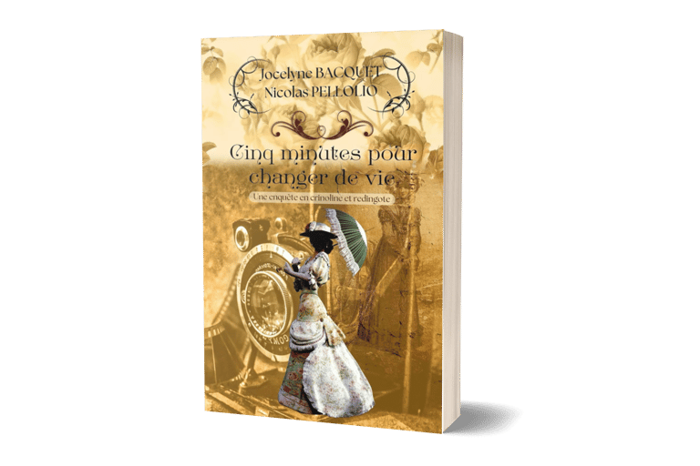 Cinque minutes pour tous changer, le dernier tome de la saga de romances et enquêtes historiques.