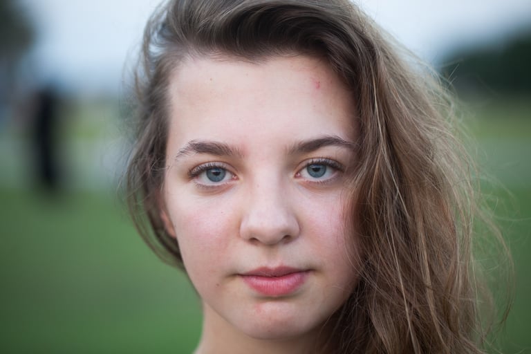 Portrait of Kelly Boonstra, Qatar — Faces of Qatar project. Photo: Mohammed Zarrugh Ismail