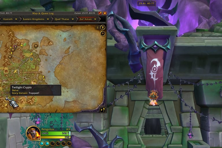 Delve, Twilight Crypts, WoW, Midnight, Fastest way to level in Midnight, WoW Midnight Leveling, Delve XP Farm Midnight