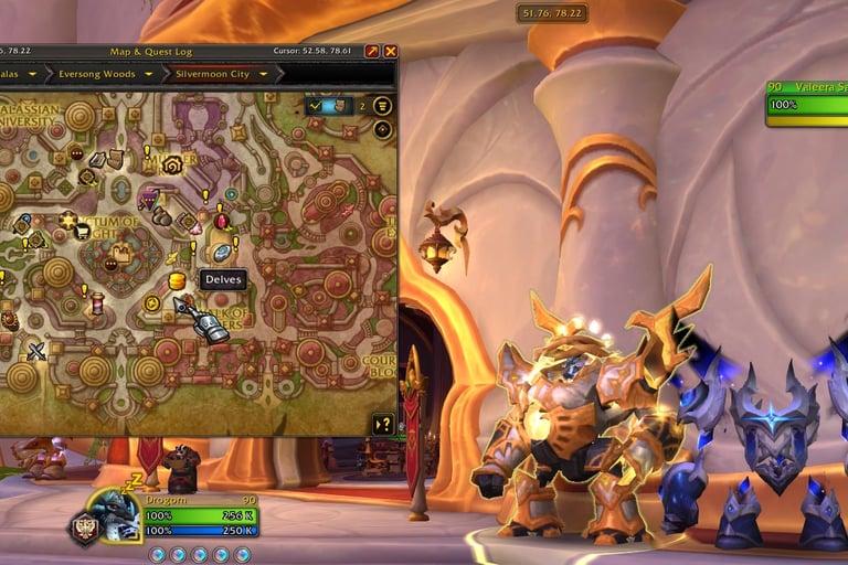 Delves location, The Bazzar, wow, Midnight, wow guides, world of warcraft, horde, alliance