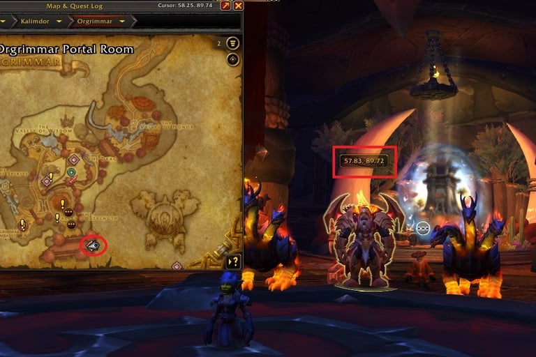 Horde legacy hub portal , Gates of Orgrimmar, Pathfinder's Den, horde portals