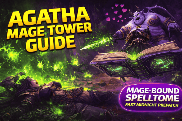 Agatha: An Impossible Foe, Imp Hierarchy, mage tower challenge