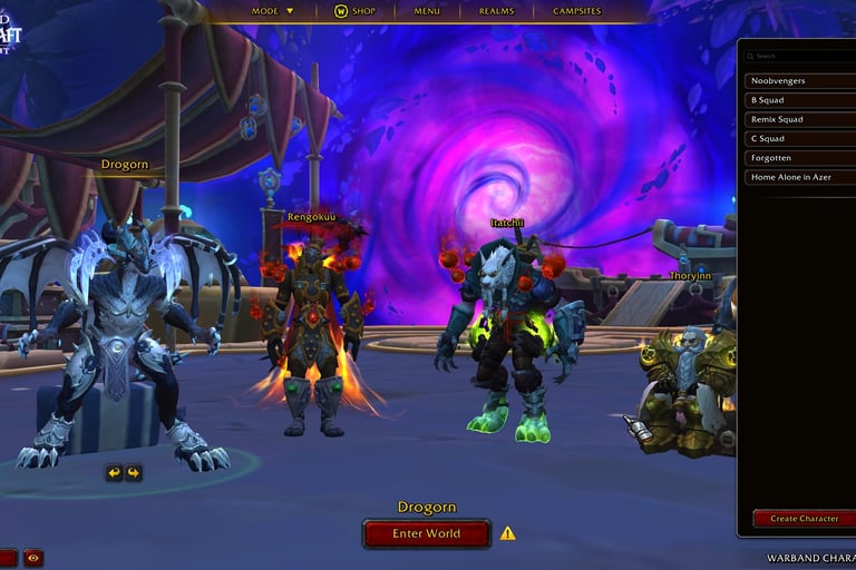 WoW Midnight Alt Leveling, WoW Midnight Leveling Guide 80-90, Delve XP Farm Midnight