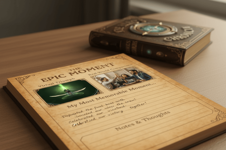 hero's chronicle, fantasy logbook, adventure journal, rpg planner, gamer journal, fantasy rpg notebook, quest tracker