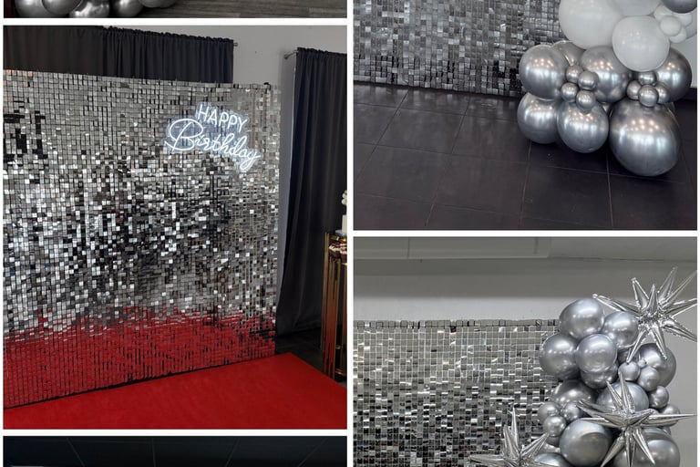 Sidabrinė foto siena, sidabrine foto sienele, foto sieneles nuoma, foto siena nuoma vilnius, foto