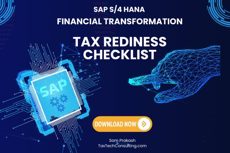 Tax Transformation Readiness Checklist