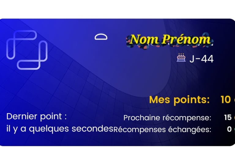 carte fidélité sur l'application FIDELATOO pour le commerce GKARIBEAN