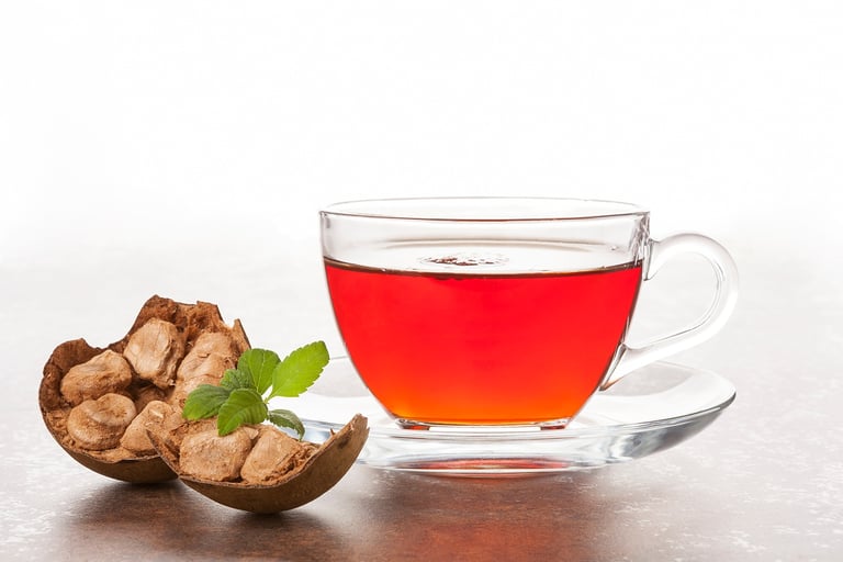 Tea sweetened with monk fruit