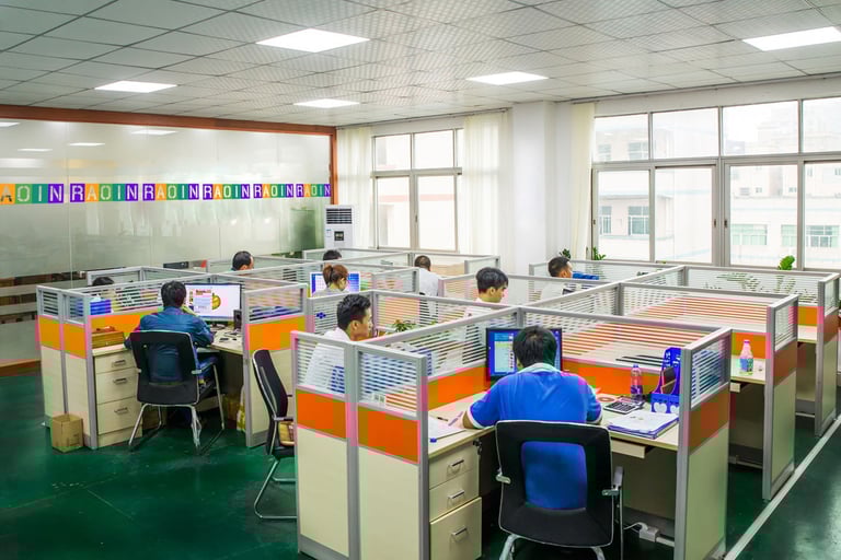 CreatePins artist Team in the office