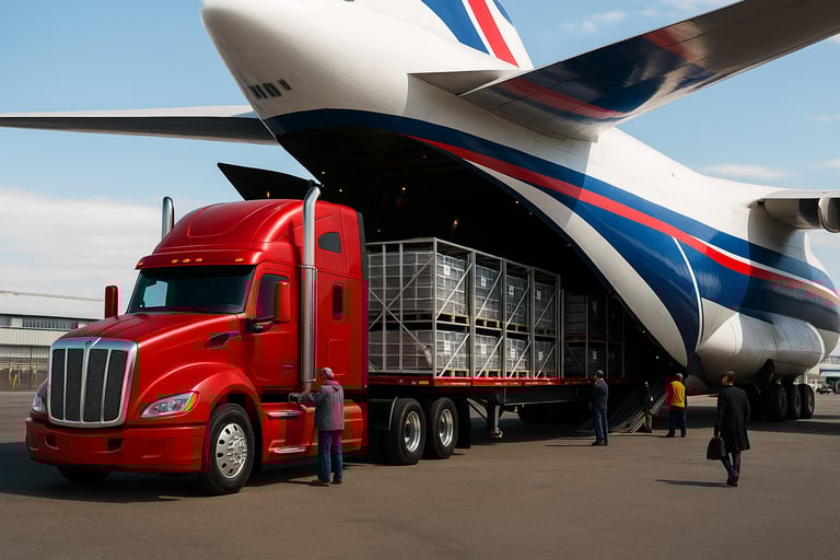 Etiquetas para exportaciones aéreas