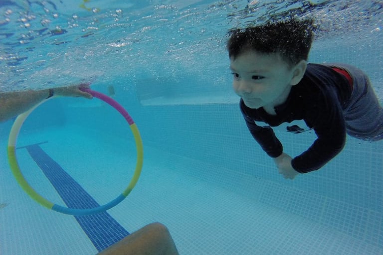clases de natacion para bebes y niños pequeños en Mérida Yucatán