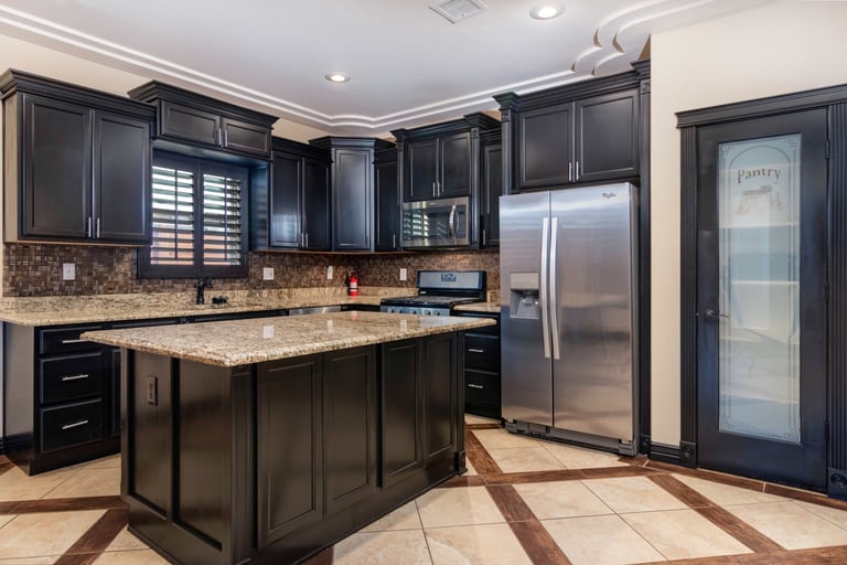 Shutters in a kitchen