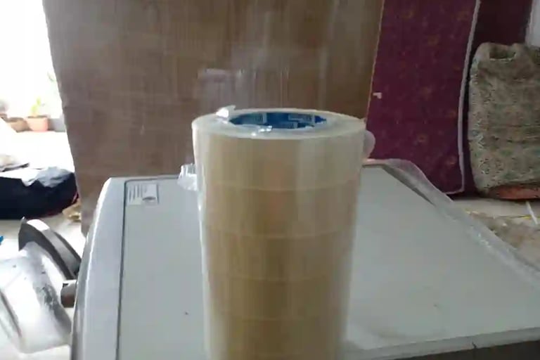 High-quality adhesive tapes and heavy-duty packing materials used by Seemanchal Packers for secure A
