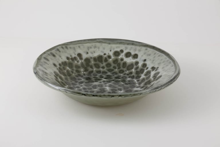 Driftwood Grey - Small wide classic bowl