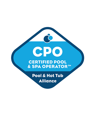 Certified Pool & Spa Operator (CPO) by the Pool & Hot Tub Alliance.