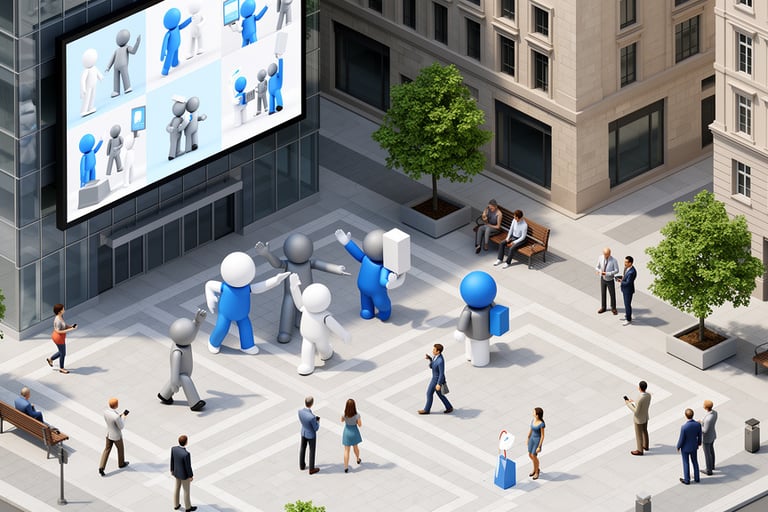 L'écosystème de communication institutionnelle moderne : de la place publique aux écrans digitaux, l