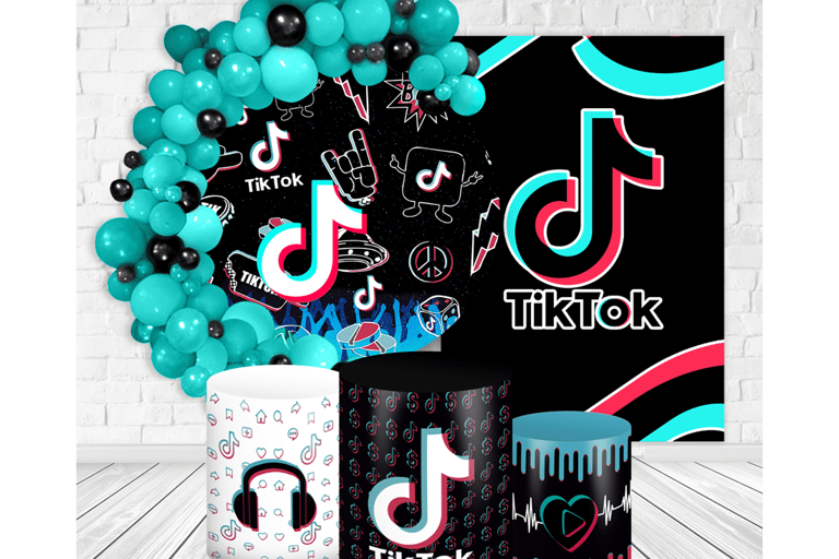 Decoração tema tik tok