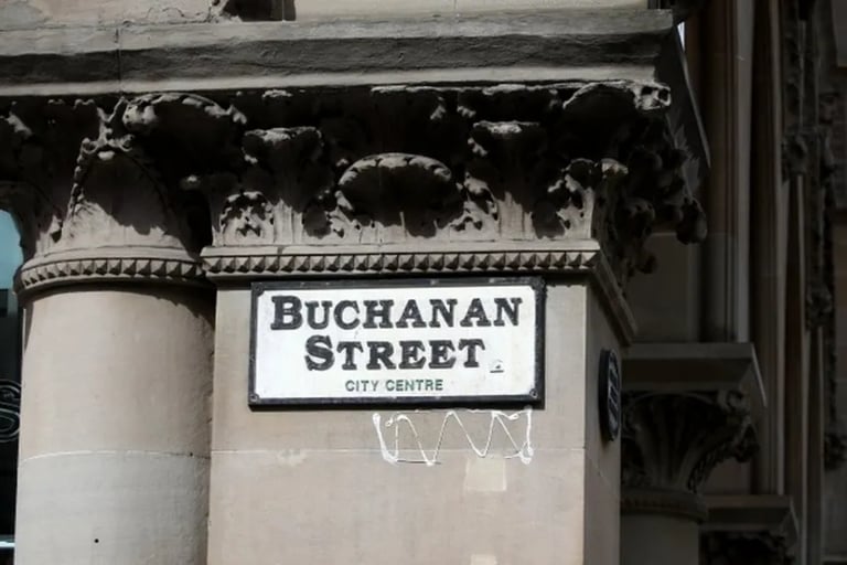 Buchanan St in Glasgow is named after tobacco trader Andrew Buchanan.