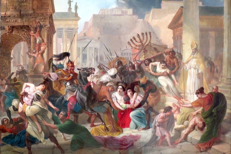 The Sacking of Rome by the Vandals in 455 (Karl Bryullov, 1835-6)