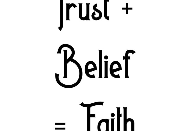 Belief and faith 