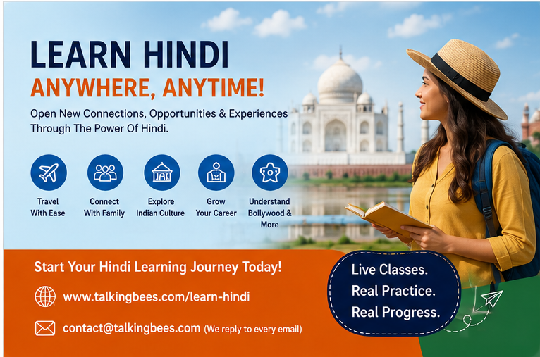 Learning Hindi online talkingbees.com