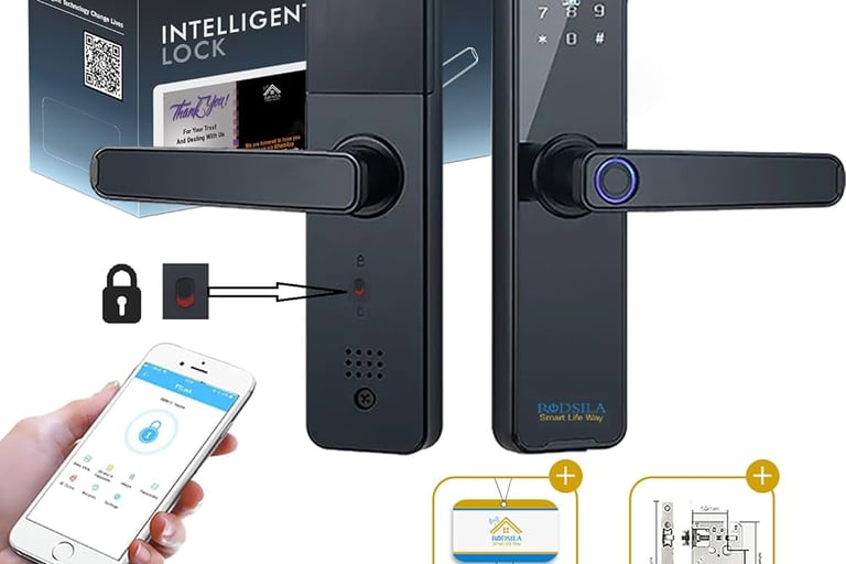 معلم تركيب قفل ذكي حي الخليج في الرياض