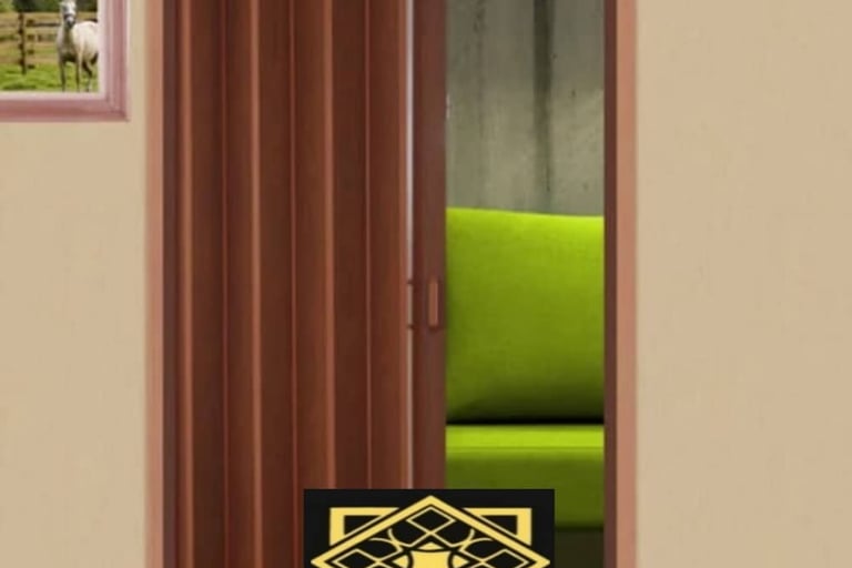 باب سحب خشبي