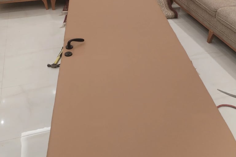 مادة مانعة لتسرب الصوت حول إطار الباب