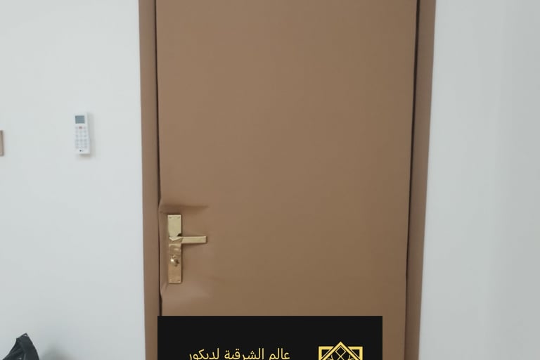 عوازل صوت ابواب الجبيل