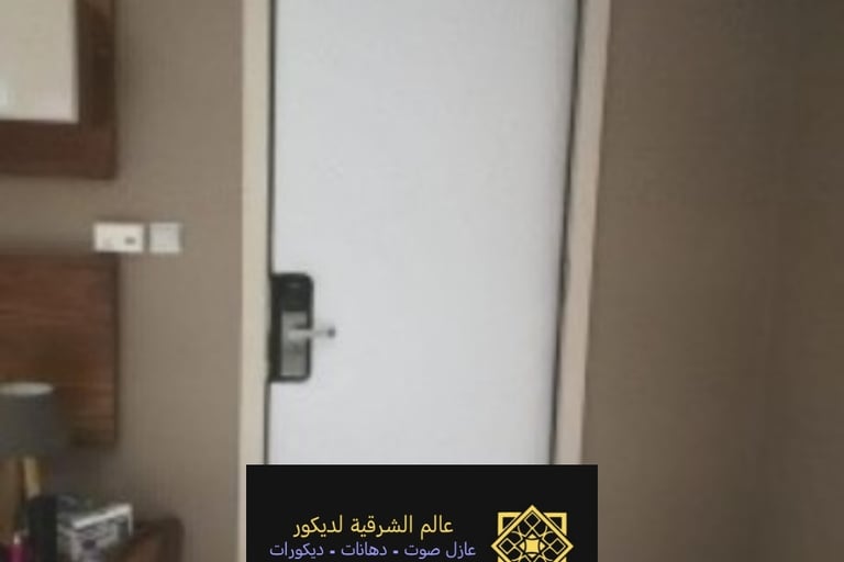 عازل صوت ابواب الجبيل