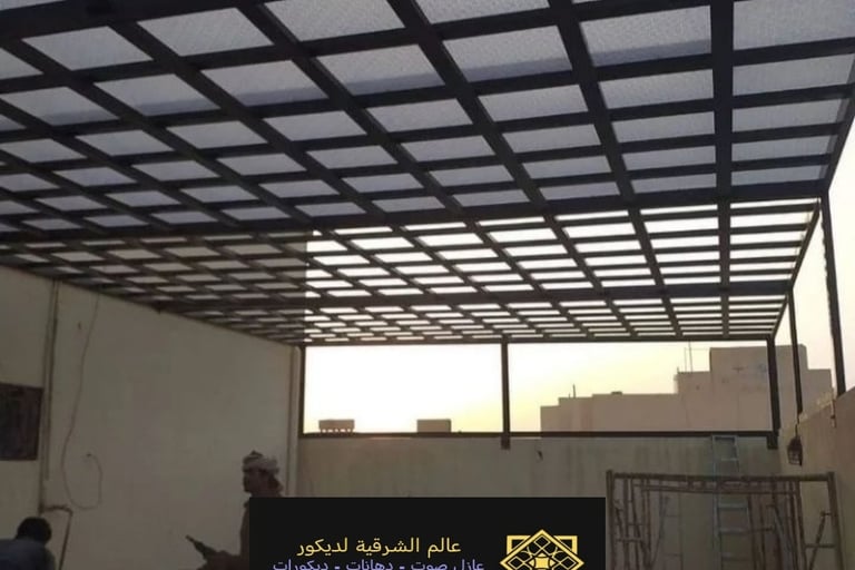 تركيب مظلات وسواتر الدمام ت: 0559854881 مظلات قماش الجبيل – تركيب مظلات مداخل البيوت بالشرقية الخبر1