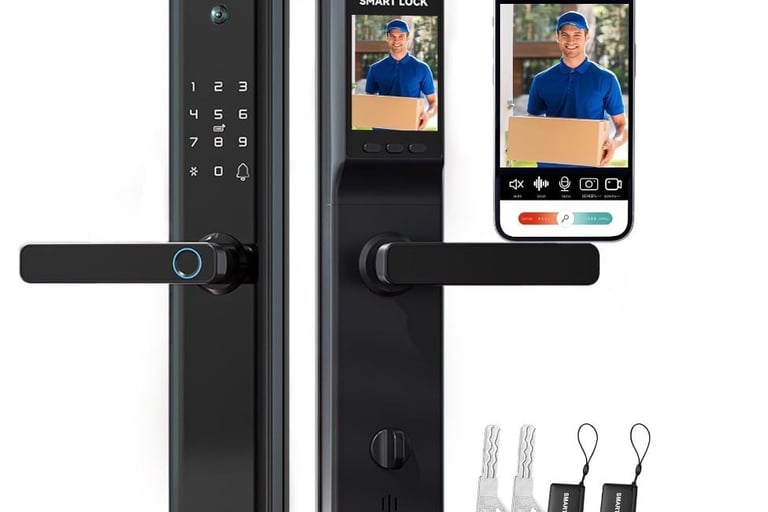 قفل باب ذكي في حي الملز في الرياض