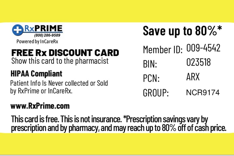 Save money on prescriptions
