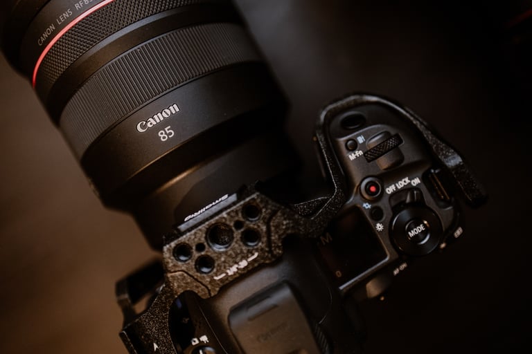 Appareil photo Canon R5MKII et objectif RF 85mm F/1,2