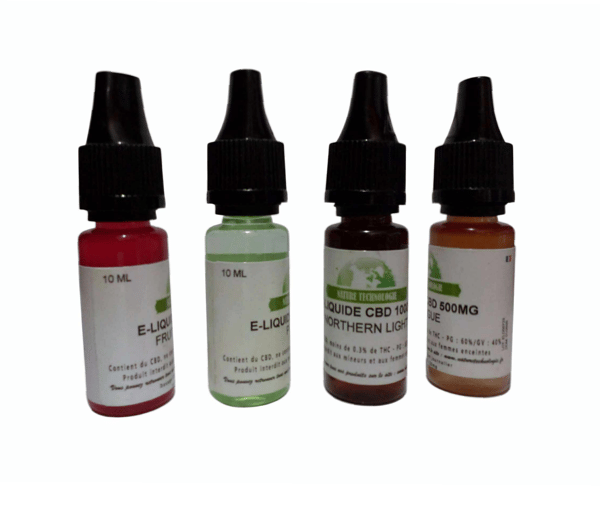 Des e-liquides -0,3 % de THC