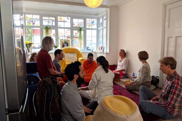 Satsang en meditatie bij International Vedanta Society