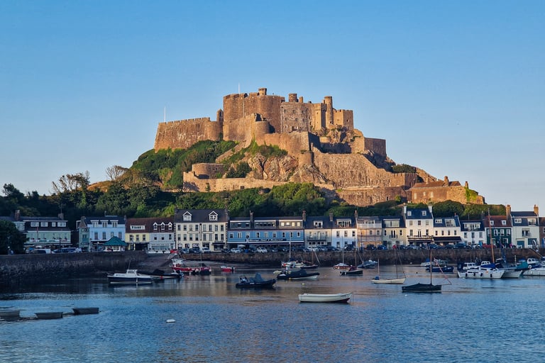 Mont Orgueil kasteel Jersey