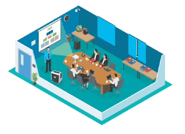 ilustrasi ruang meeting