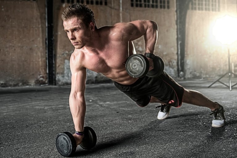 Man doing Exercise