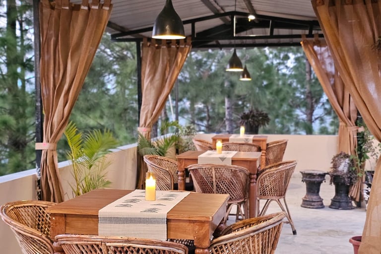 rooftop restaurant at ilika