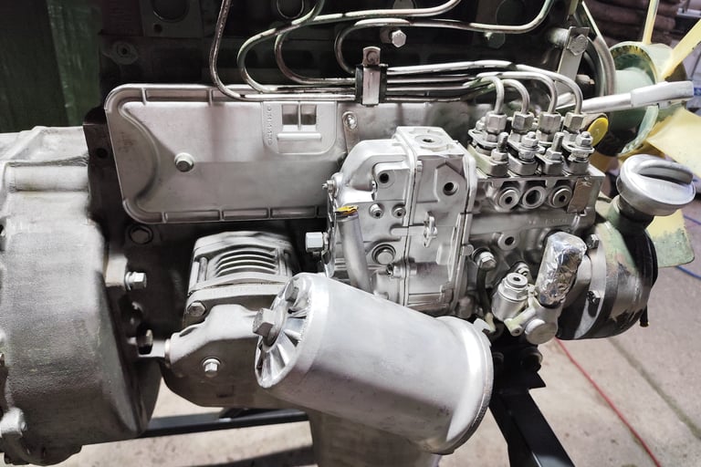 MB Trac Motor und Getriebe reinigen