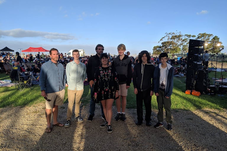 Award winning documentary film students from Onkaparinga Studio 20 at Fleurieu Film Festival 2019