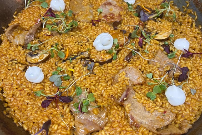 rice with iberian pork